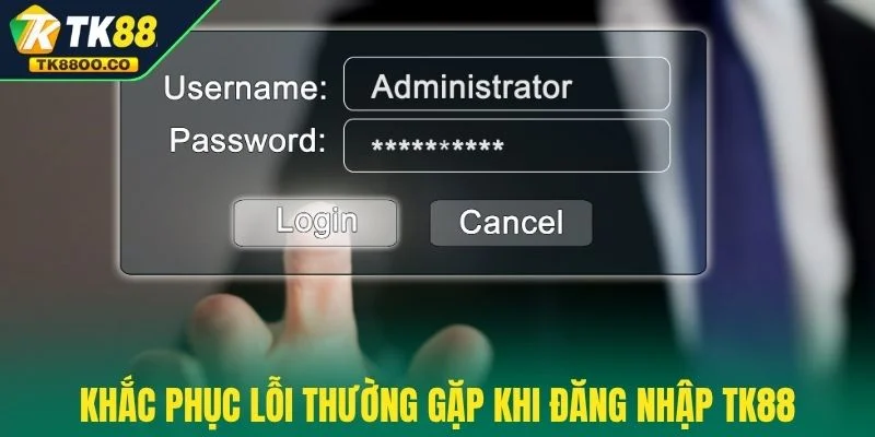 Đăng nhập TK88 3 Khắc phục lỗi thường gặp khi đăng nhập TK88