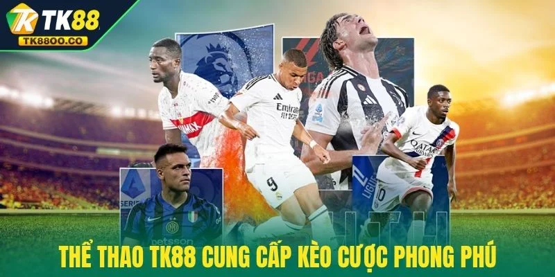 Thể thao TK88 3 Thể thao TK88 cung cấp kèo cược phong phú