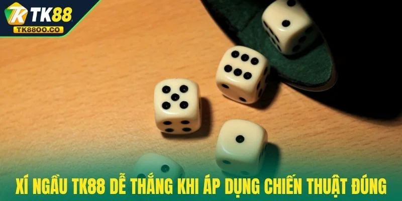 Xí Ngầu TK88 - Đặt Một Lần Ăn Lớn Với Tỷ Lệ Thắng 97% 4 Xí ngầu TK88 dễ thắng khi áp dụng chiến thuật đúng